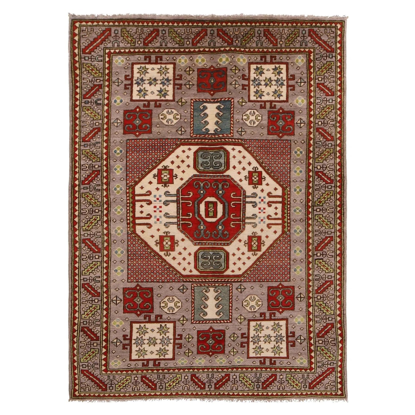 Multi Color Mumluk Afghan Hand-knotted (MM-108)