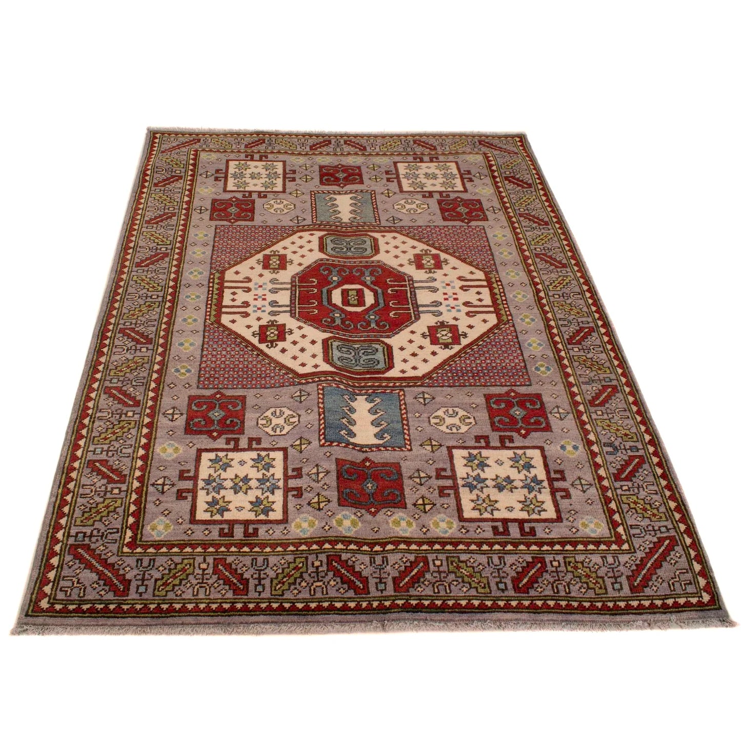 Multi Color Mumluk Afghan Hand-knotted (MM-108)