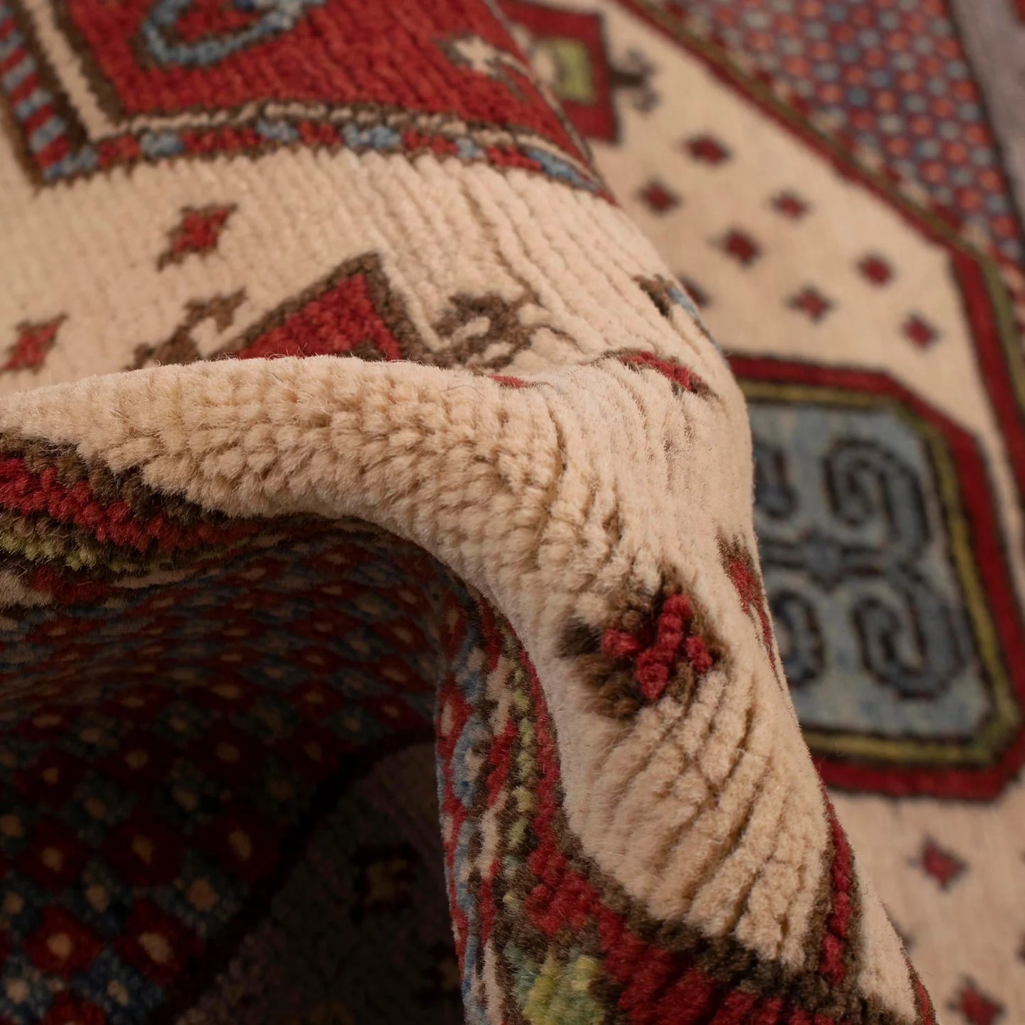 Multi Color Mumluk Afghan Hand-knotted (MM-108)