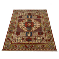 Multi Color Mumluk Afghan Hand-knotted (MM-109)