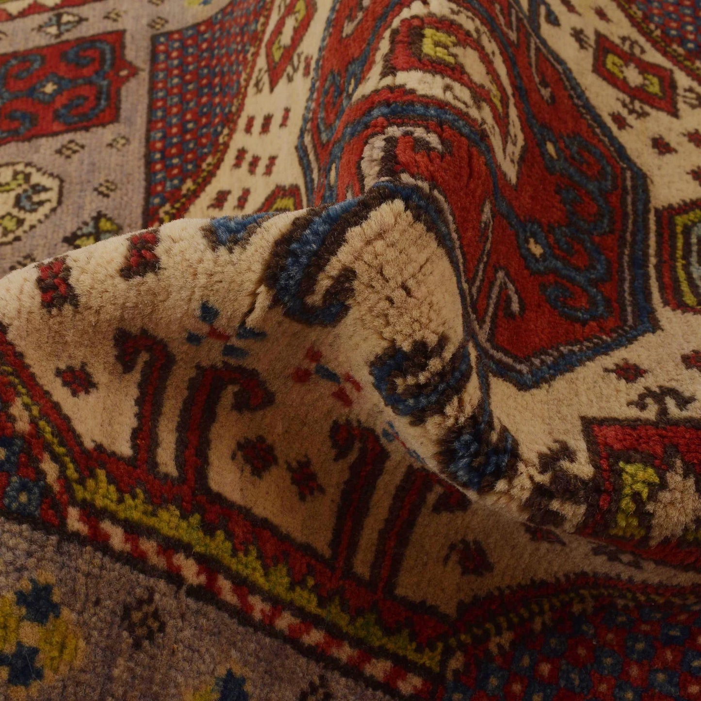 Multi Color Mumluk Afghan Hand-knotted (MM-109)