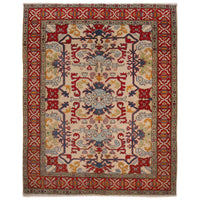 Ivory  Mumluk Afghan Hand-knotted (MM-110)