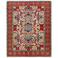 Ivory Mumluk Afghan Hand-knotted (MM-111)