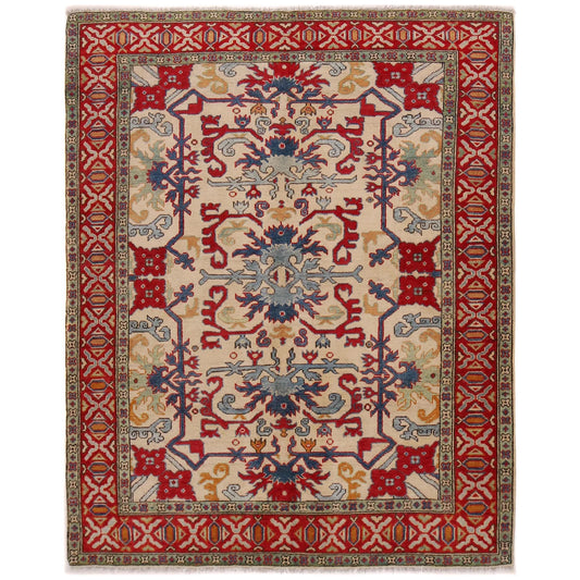 Ivory Mumluk Afghan Hand-knotted (MM-111)