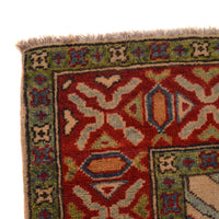 Ivory Mumluk Afghan Hand-knotted (MM-111)