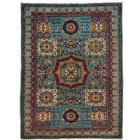 Blue Mumluk Afghan Hand-knotted (MM-113)
