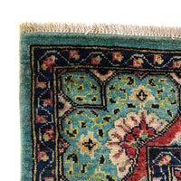 Blue Mumluk Afghan Hand-knotted (MM-113)