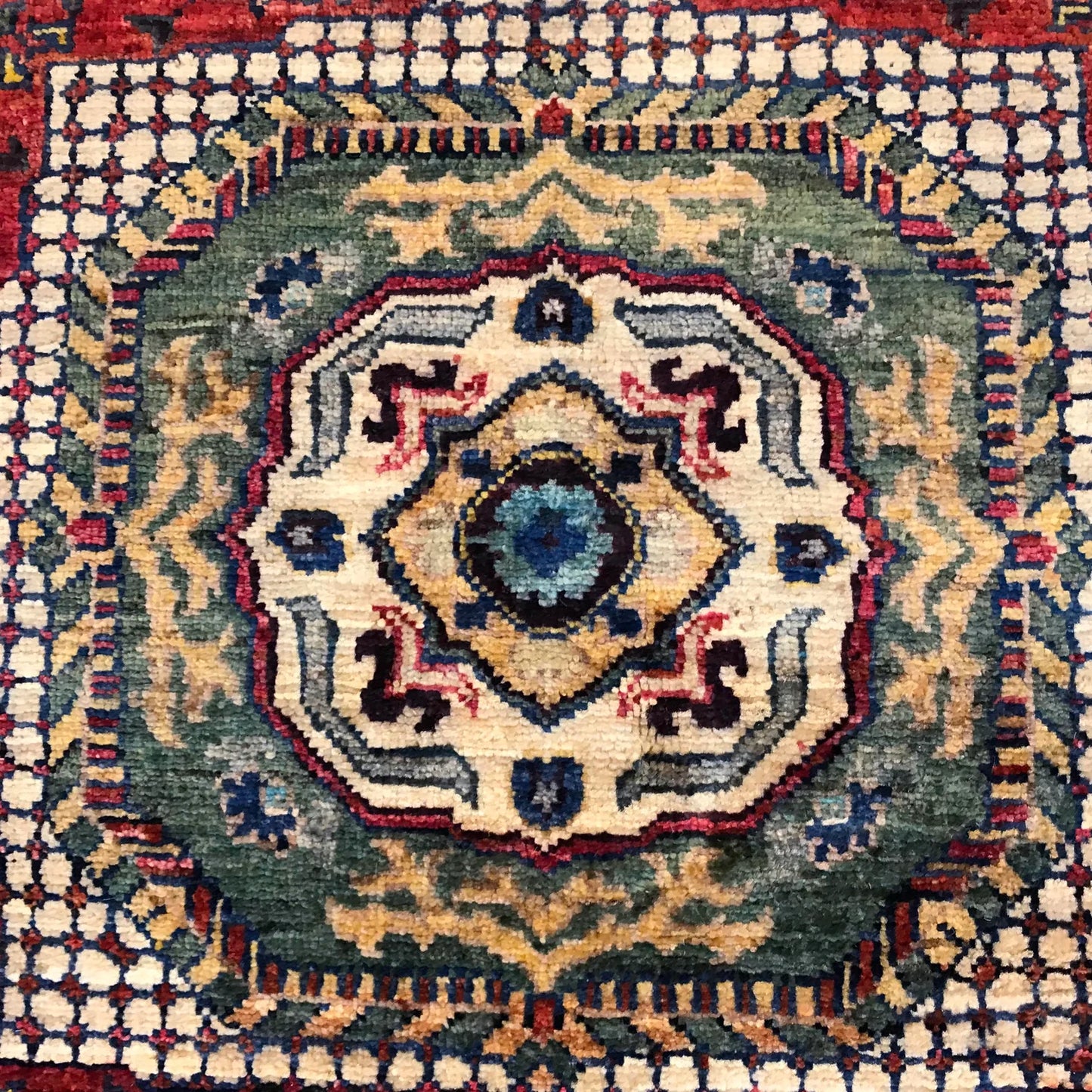 Blue Mumluk Afghan Hand-knotted (MM-113)