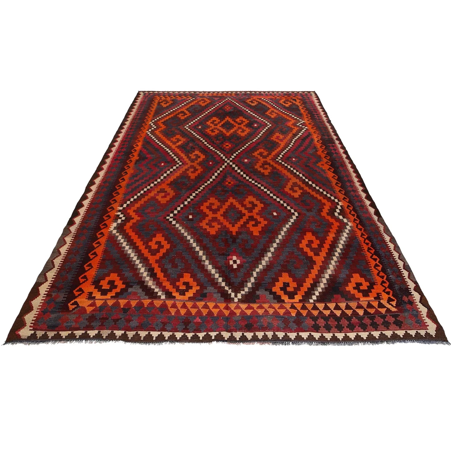 Multi Color Afghan Hand-Knotted Kilim (RK-4004)