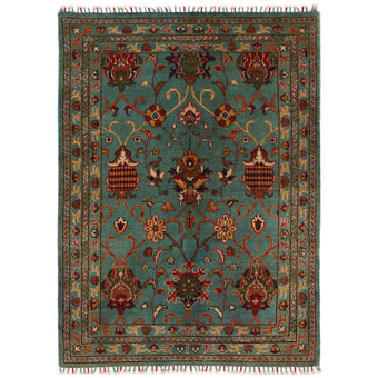 compare product Blue Modern Sultani Afghan Hand-knotted Rug (ST-706)