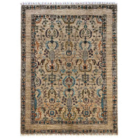 Multi Color Modern Sultani Afghan Hand-knotted Rug (ST-708)