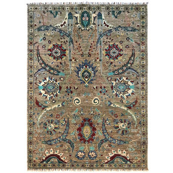 compare product Multi Color  Modern Sultani Afghan Hand-knotted Rug (ST-719)