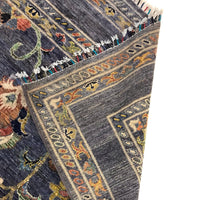 Blue Modern Sultani Afghan Hand-knotted Rug (ST-703)
