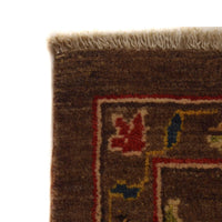 Brown Modern Sultani Afghan Hand-knotted Rug (ST-709)