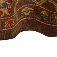 Brown Modern Sultani Afghan Hand-knotted Rug (ST-709)