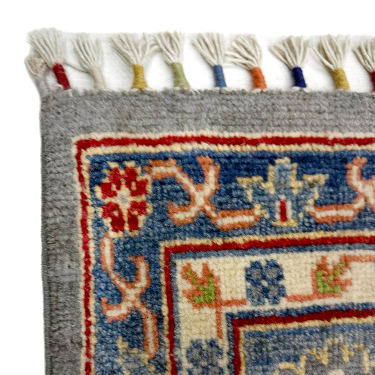 Multi Color Waziri Afghan Hand-knotted Rug (WZ-1601)