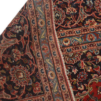 Red Kashan Hand-Knotted Persian Rug (KN-631)