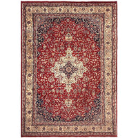 Multi Color  Kashan Hand-Knotted Persian Rug (KN-632)