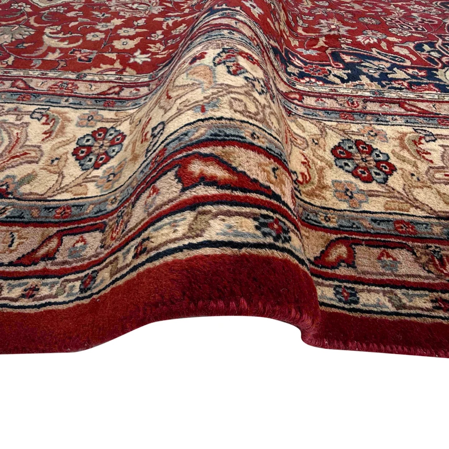 Multi Color  Kashan Hand-Knotted Persian Rug (KN-632)