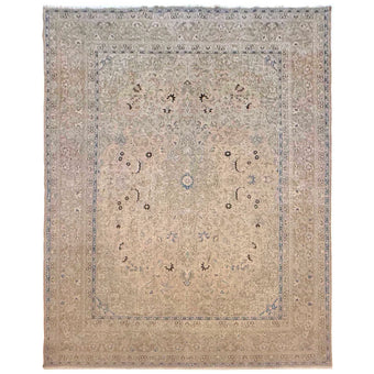 compare product Ivory Kashan Hand-Knotted Persian Rug (KN-633)