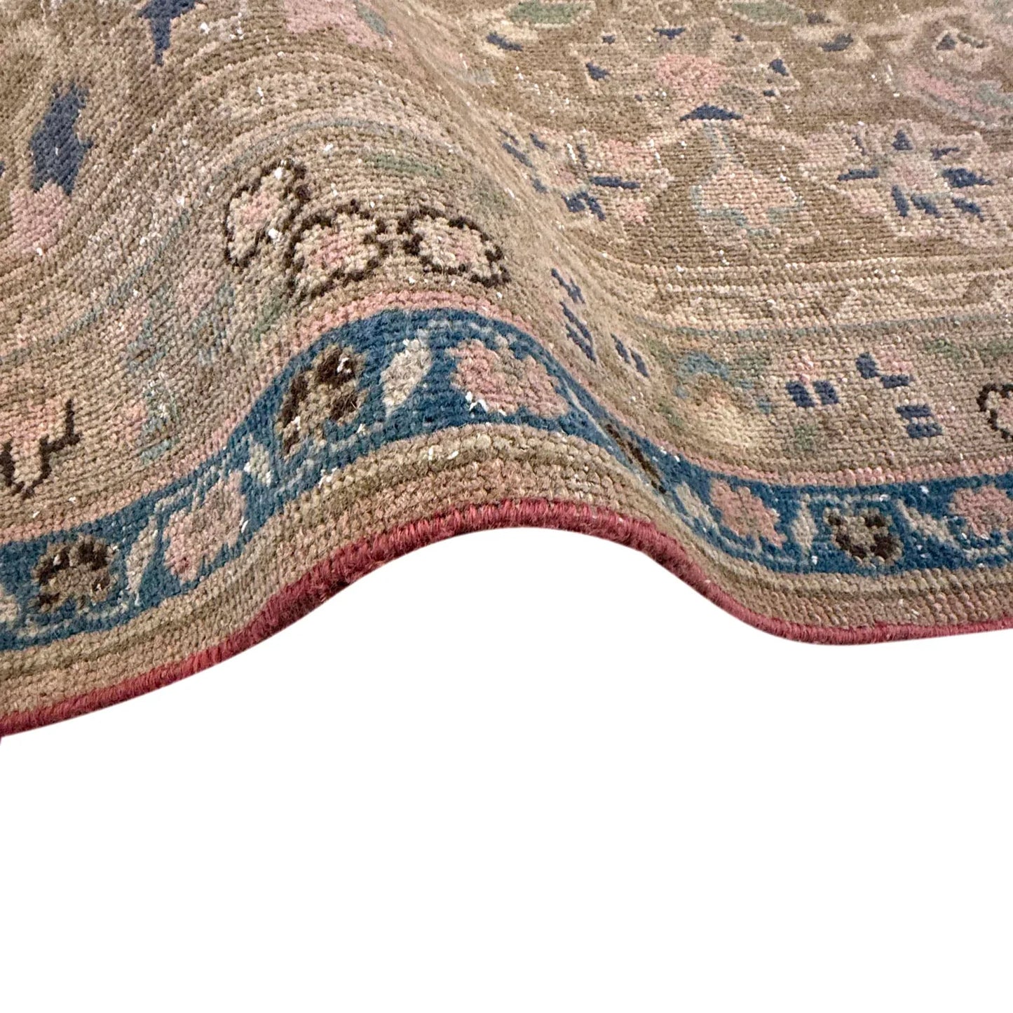 Ivory Kashan Hand-Knotted Persian Rug (KN-633)