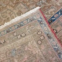 Ivory Kashan Hand-Knotted Persian Rug (KN-633)