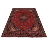 Red Kashan Hand-Knotted Persian Rug (KN-634)