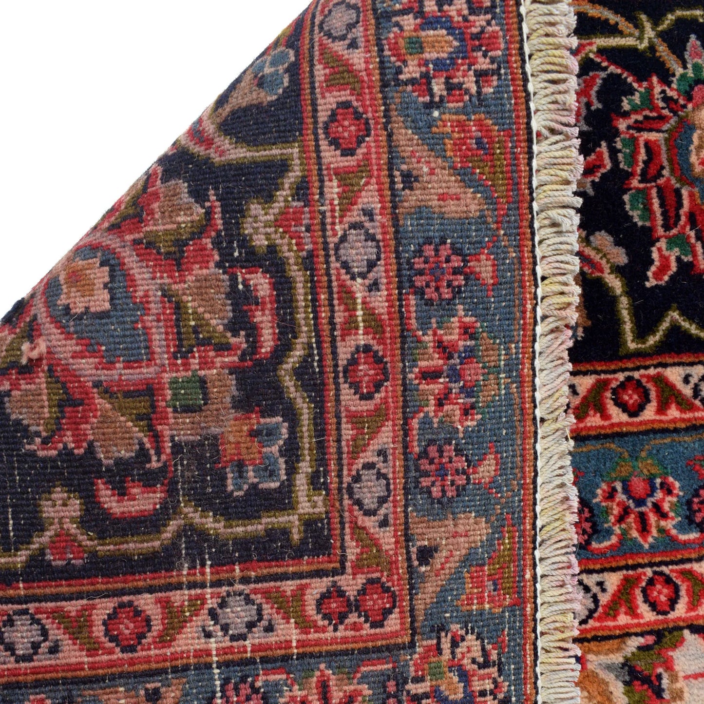 Red Kashan Hand-Knotted Persian Rug (KN-634)