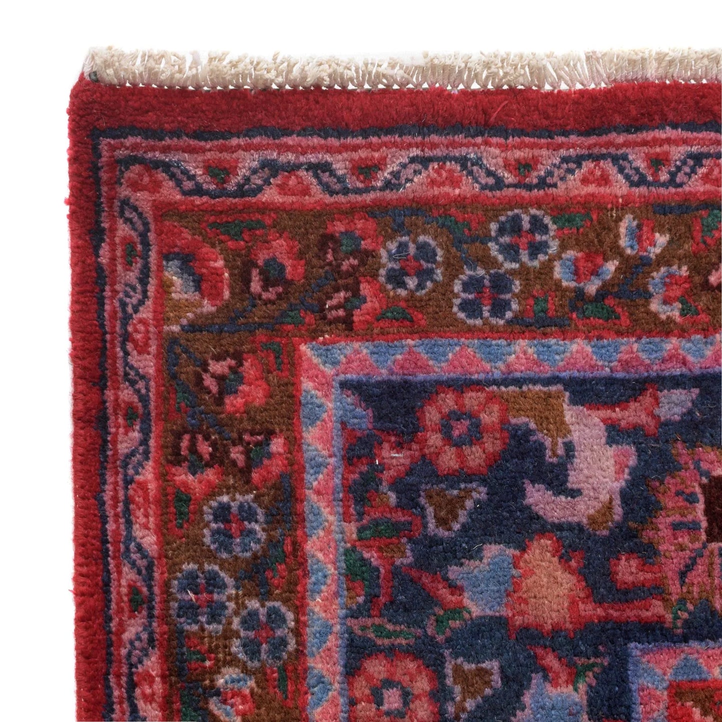 Red Kashan Hand-Knotted Persian Rug (KN-635)